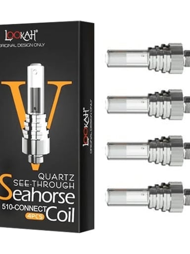 Preview pic of Lookah seahorse v coils 4 pack