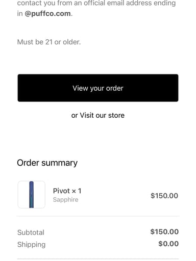 Preview pic of Puffco Pivot