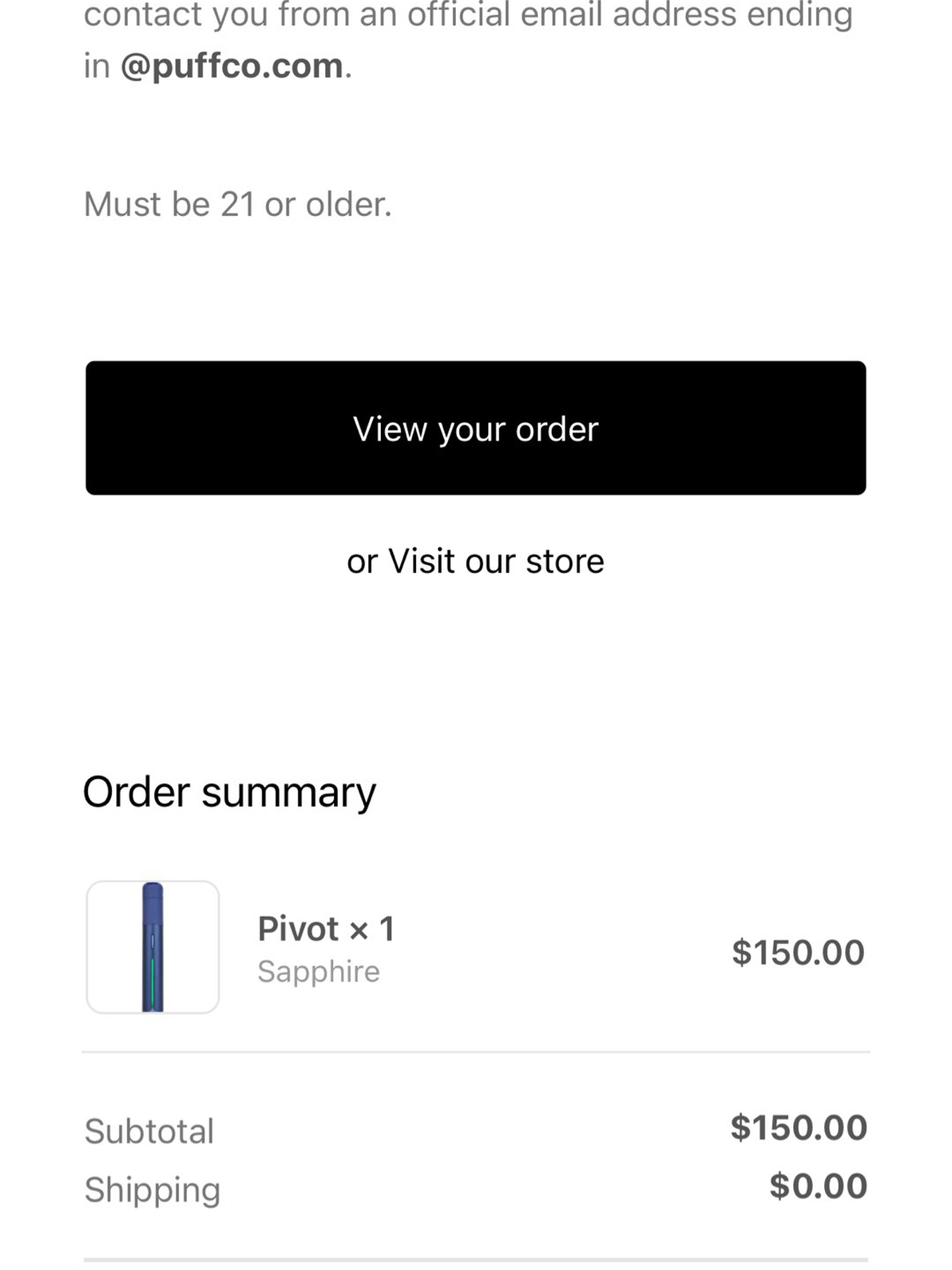 Preview pic of Puffco Pivot
