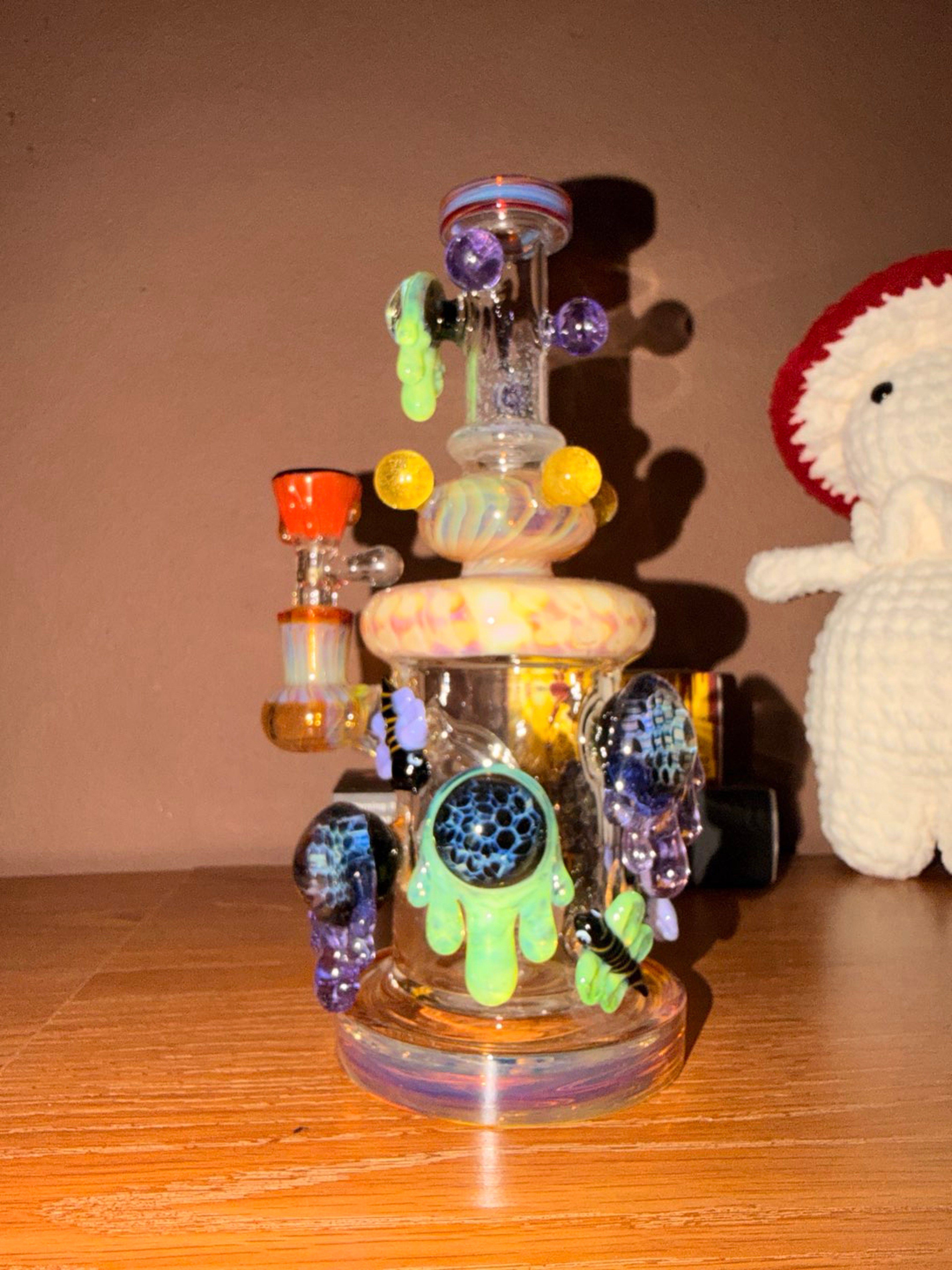 Preview pic of Dripping Honeycomb Bong/ Dab Rig