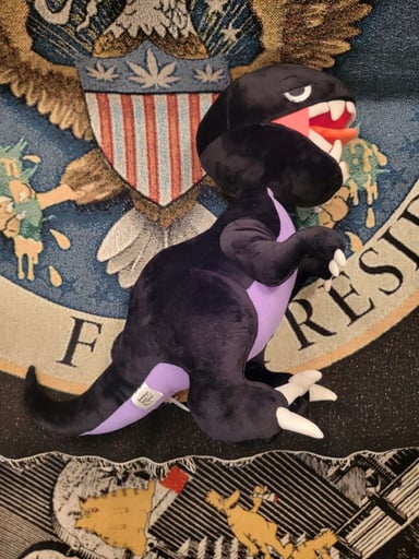 Preview pic of Elbo Glass Open Mouth Raptor Plush