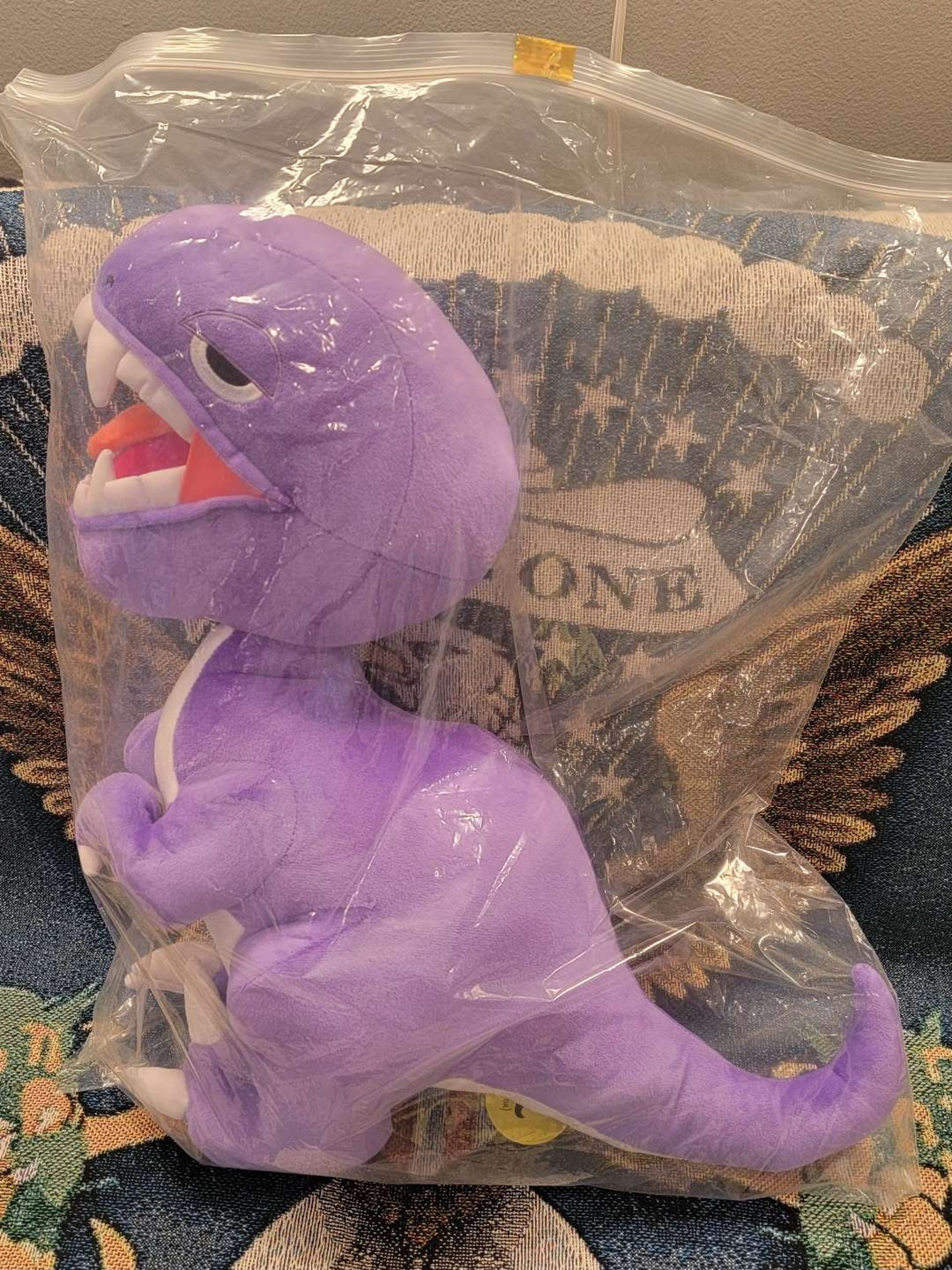 Preview pic of Elbo Glass Open Mouth Raptor Plush