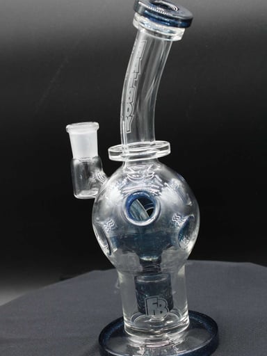 Preview pic of Fatboy Glass Cobalt Blue Exosphere Full Sized 8"