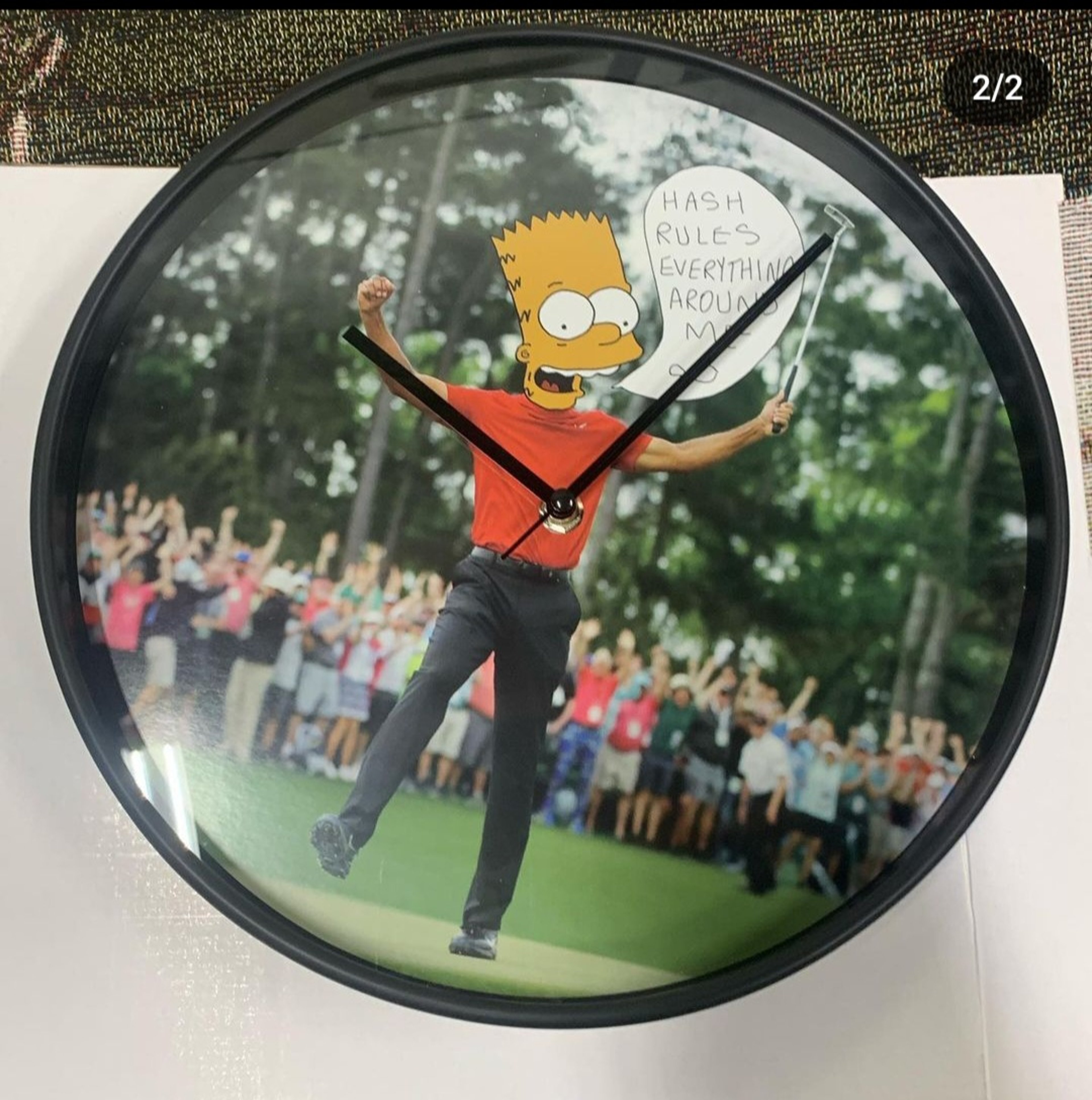 Preview pic of Tiger Woods Hream Clock