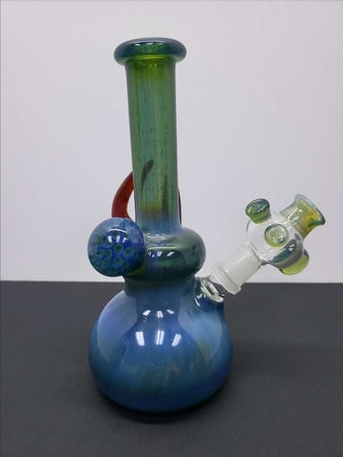 Preview pic of Curse Glass Worked Horned Rig w/ Original Matching Dome - NEW OLD STOCK