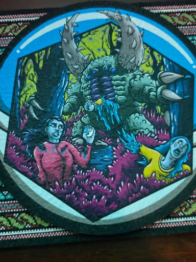 Preview pic of Dark Mountain Cult x Moodmats Goreymon Pincer moodmat