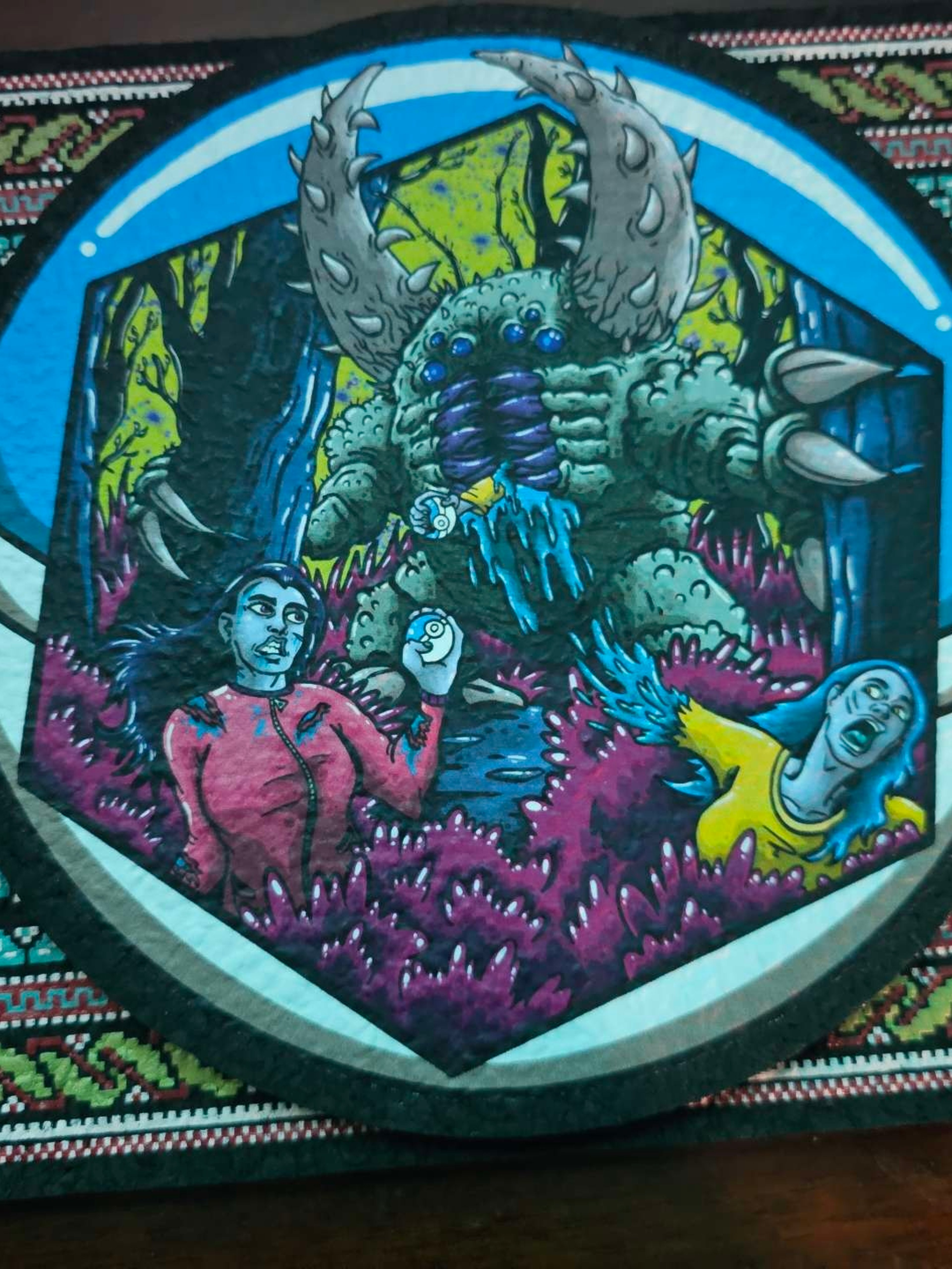 Dark Mountain Cult x Moodmats Goreymon Pincer moodmat image 0