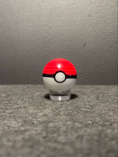 Preview pic of Pokeball Marble Red/White