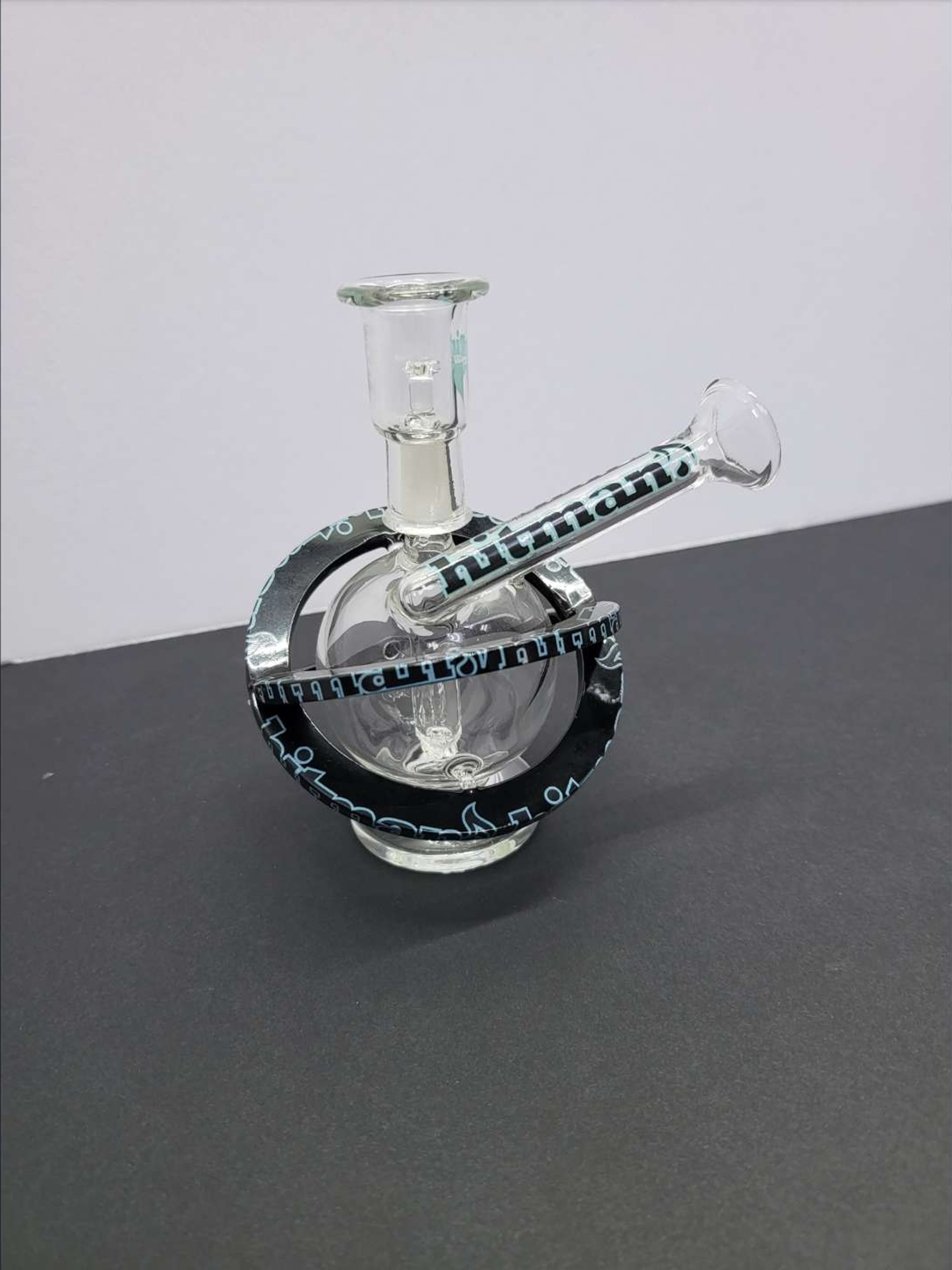 Preview pic of Hitman Glass Planet Rig - Black & Blue - New Old Stock