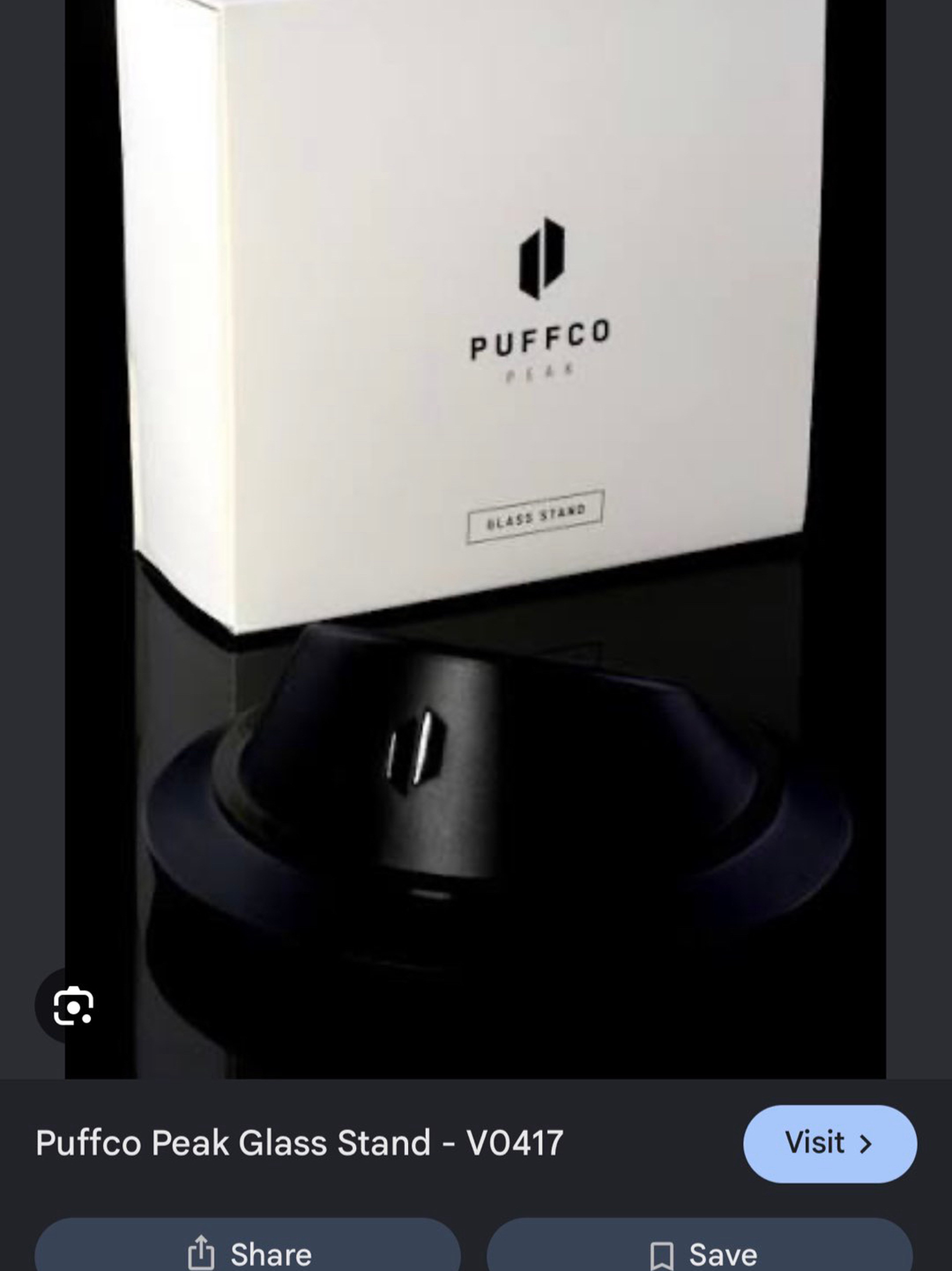 Preview pic of Puffco brand glass stands