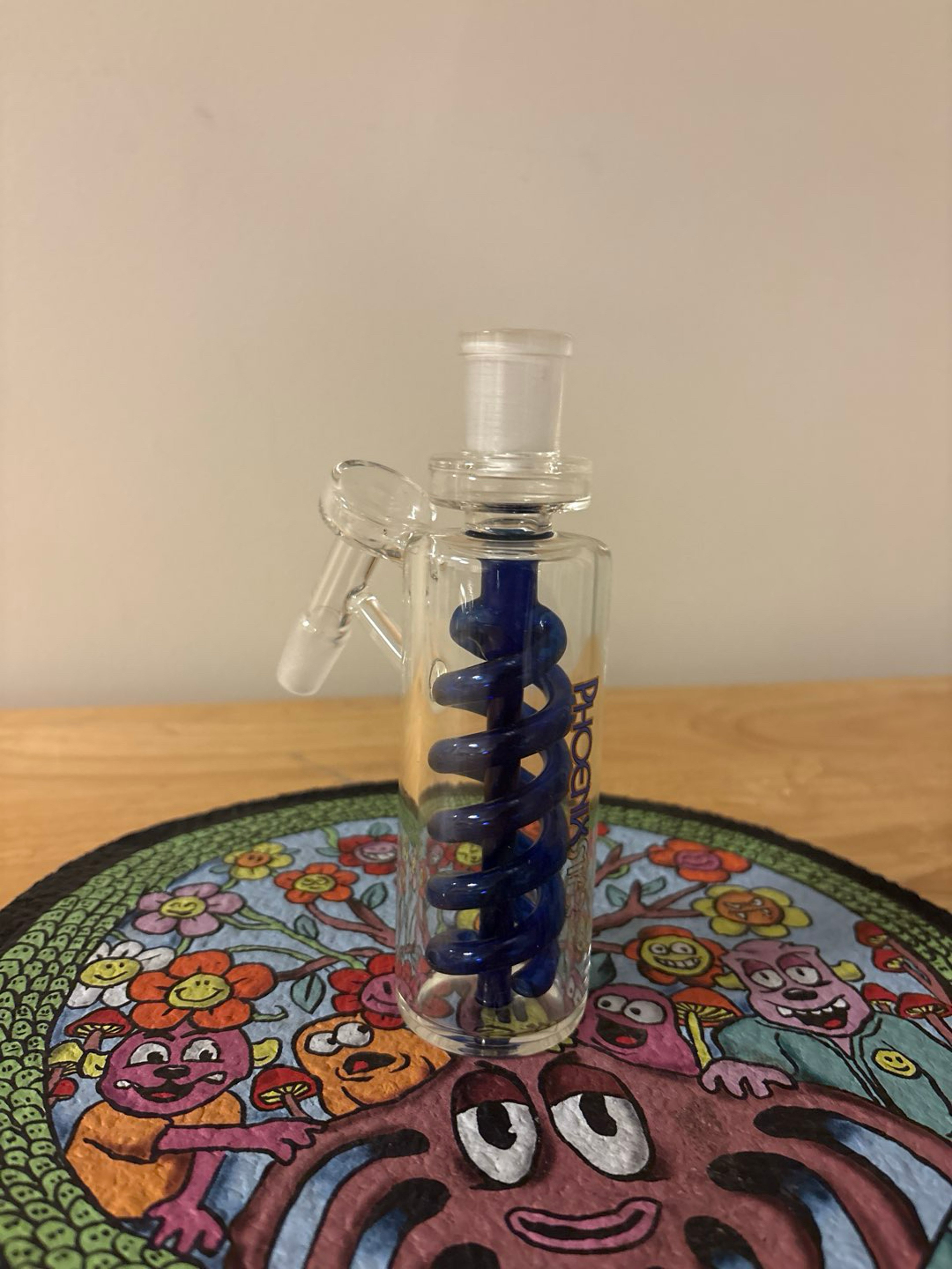 Preview pic of Ash catcher with double Helix Perc 14mm 45 degrees AUTHENTIC