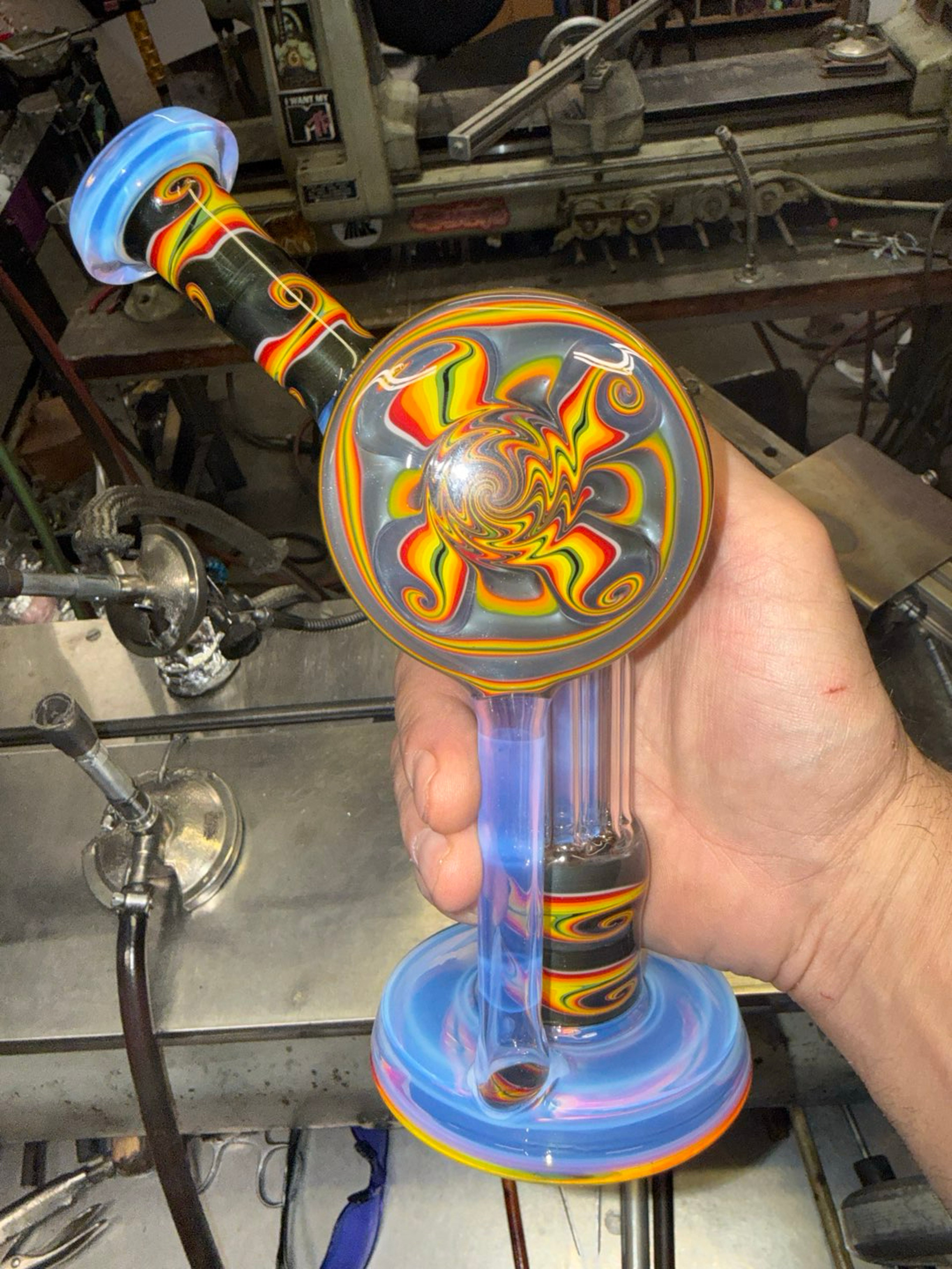 Disc pillar recycler image 0