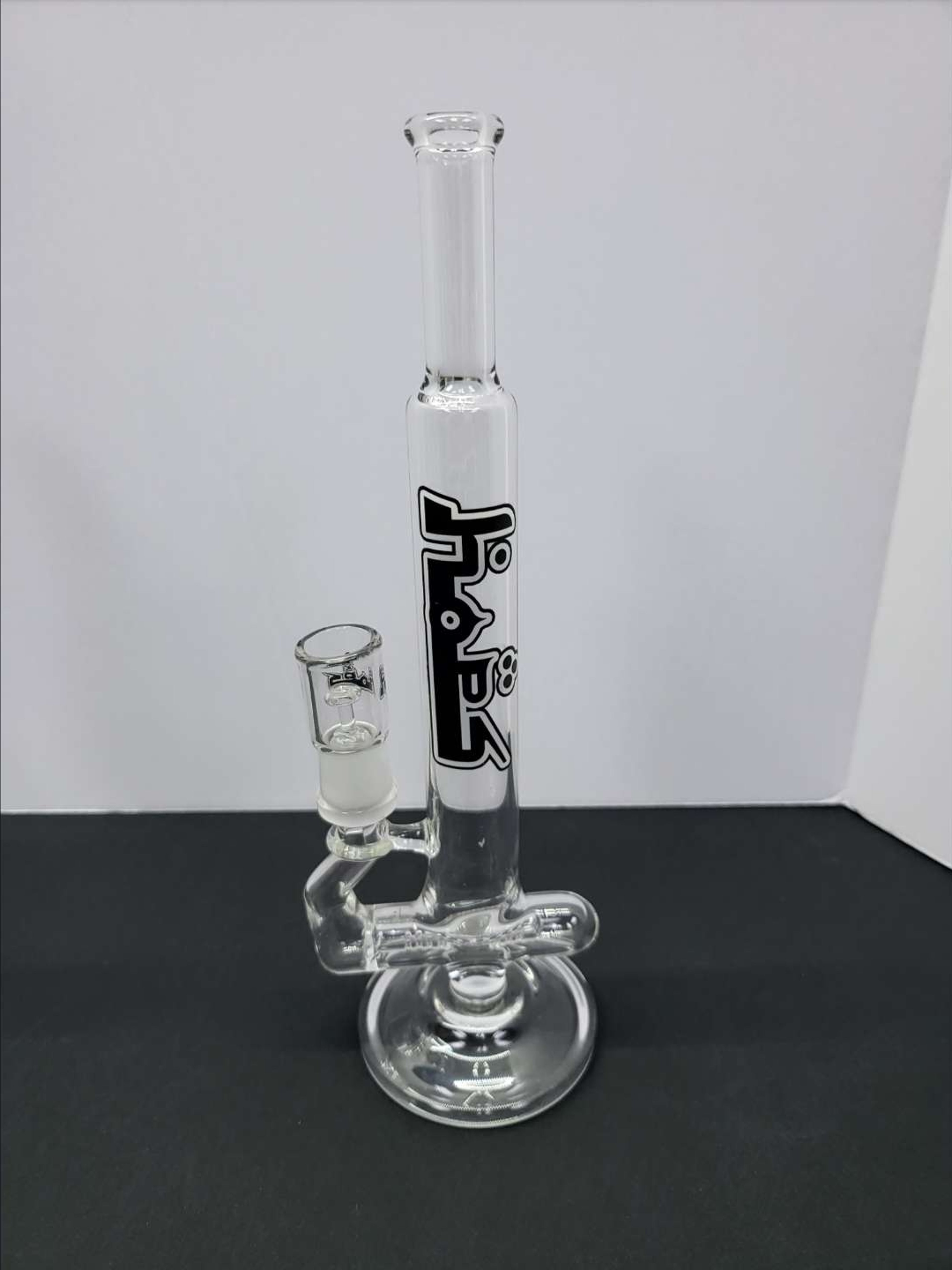 HOPS Glass Inline Perc Tube - New Old Stock image 0