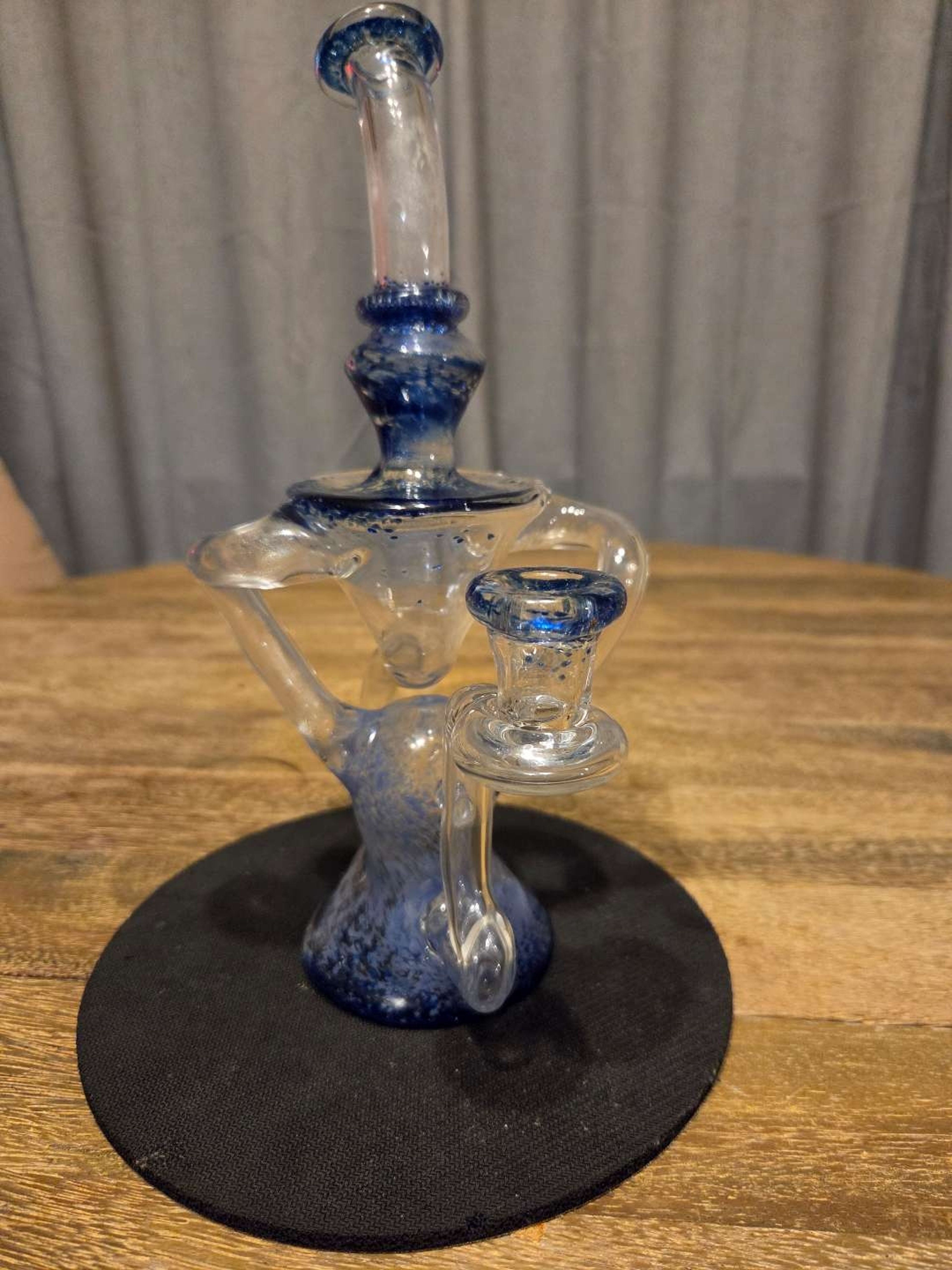 Matt's Glass Face dual uptake recylcer blue accents image 0