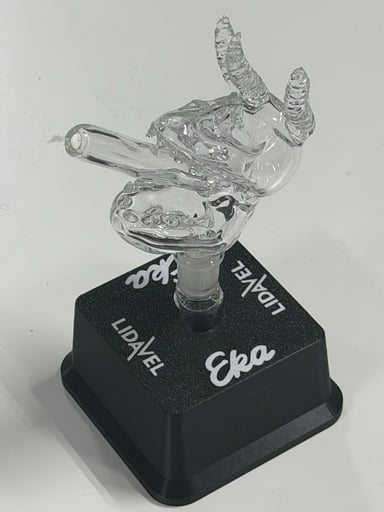 Preview pic of EKA GLASS CHAMELEON SKULL DRY NECK FOR LIDAVEL BOX