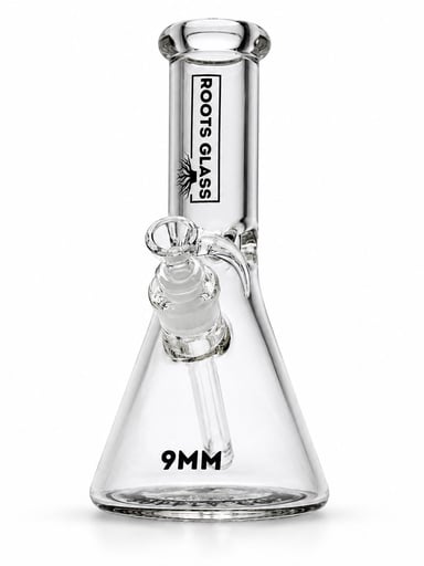 Preview pic of Roots Glass 10″ 9mm Beaker