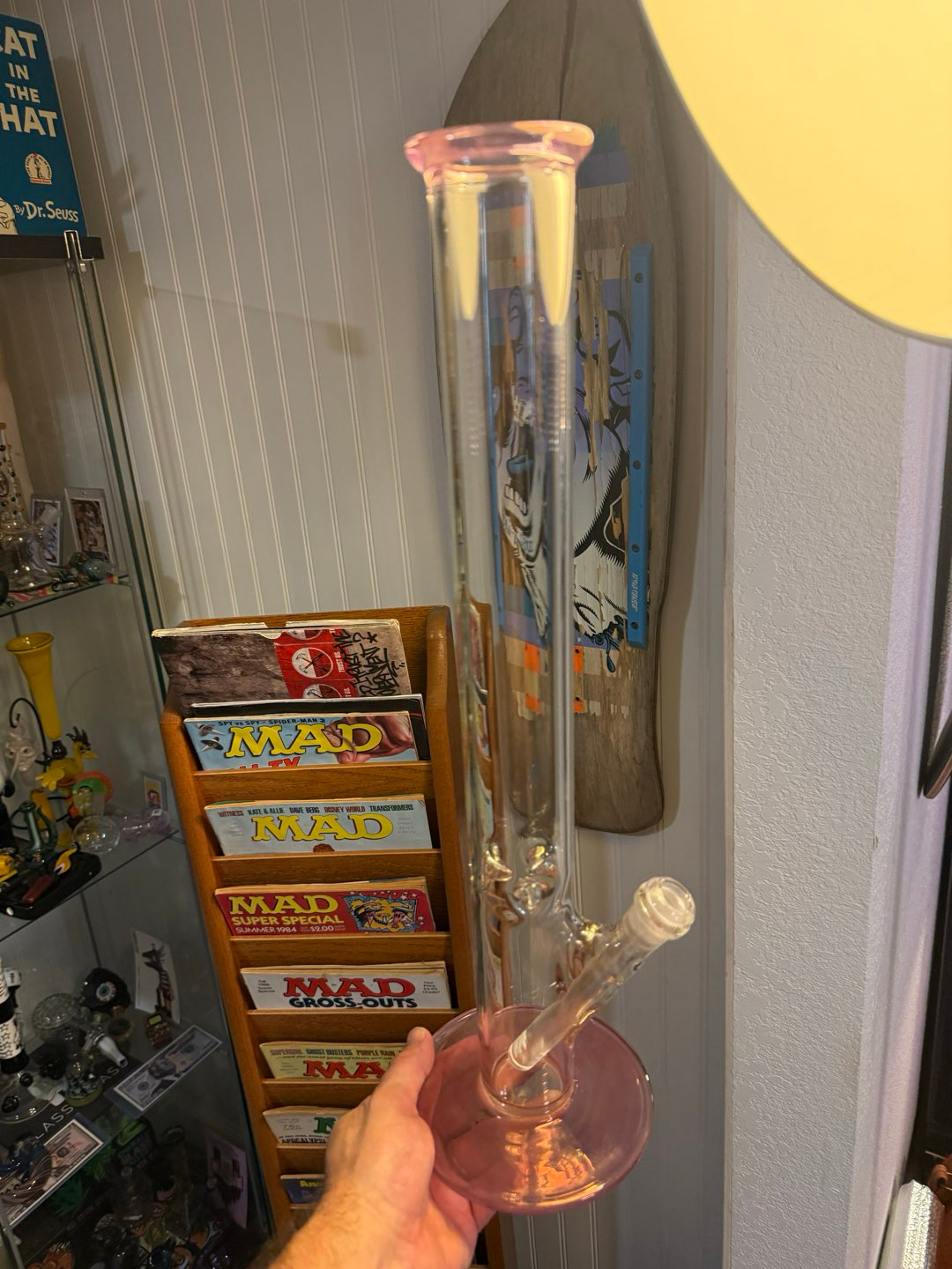 Thick 18” tube with pink accents image 0