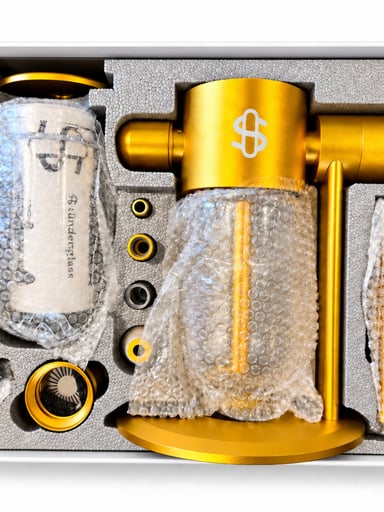 Preview pic of Stundenglass Gravity Hookah Infuser Glass Bong - Full Size