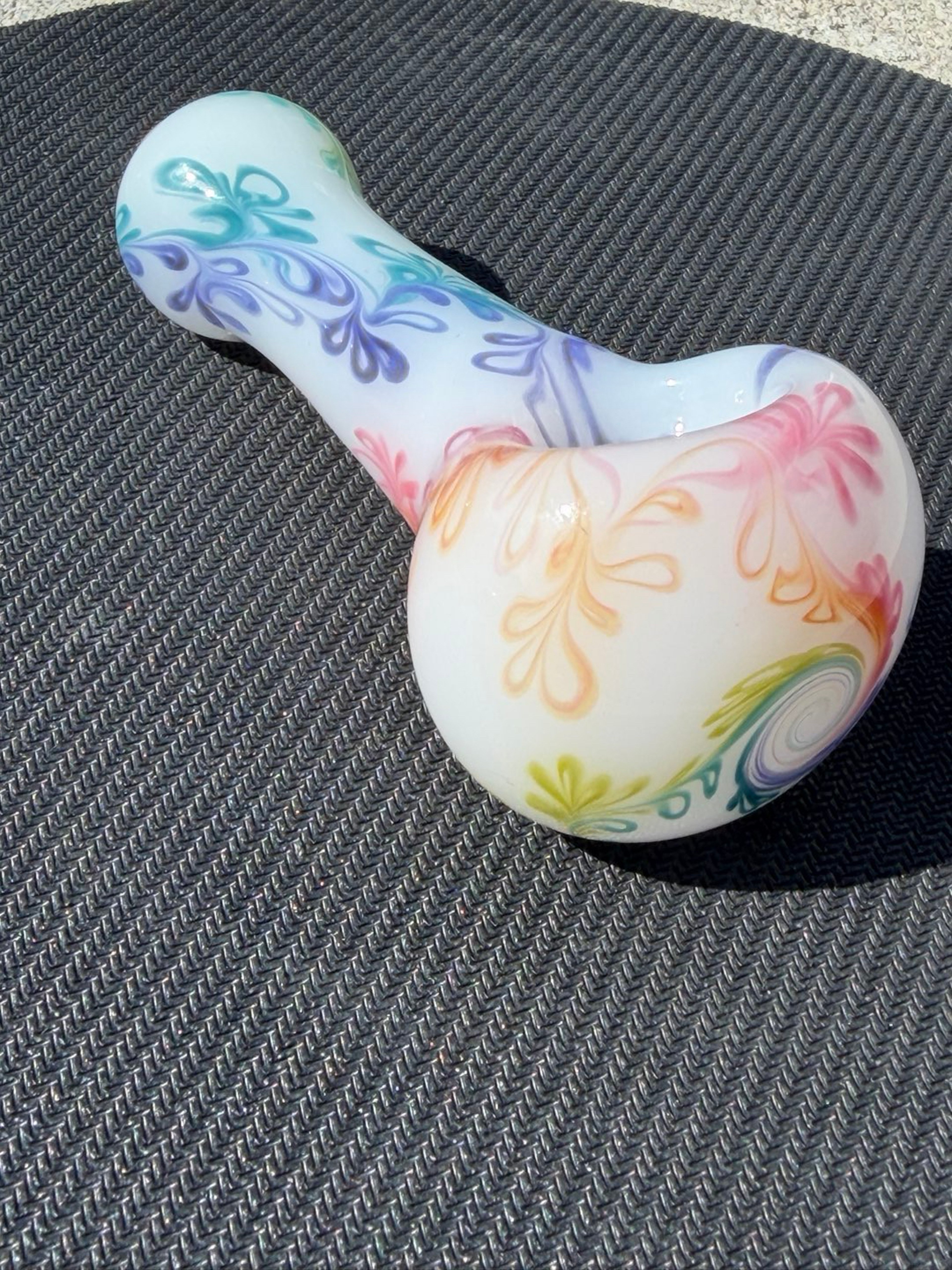 Sqwash glass full rainbow venna spoon image 0