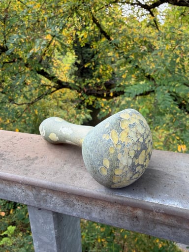 Preview pic of Stone Tech Glass sandblasted sea design hand pipe spoon