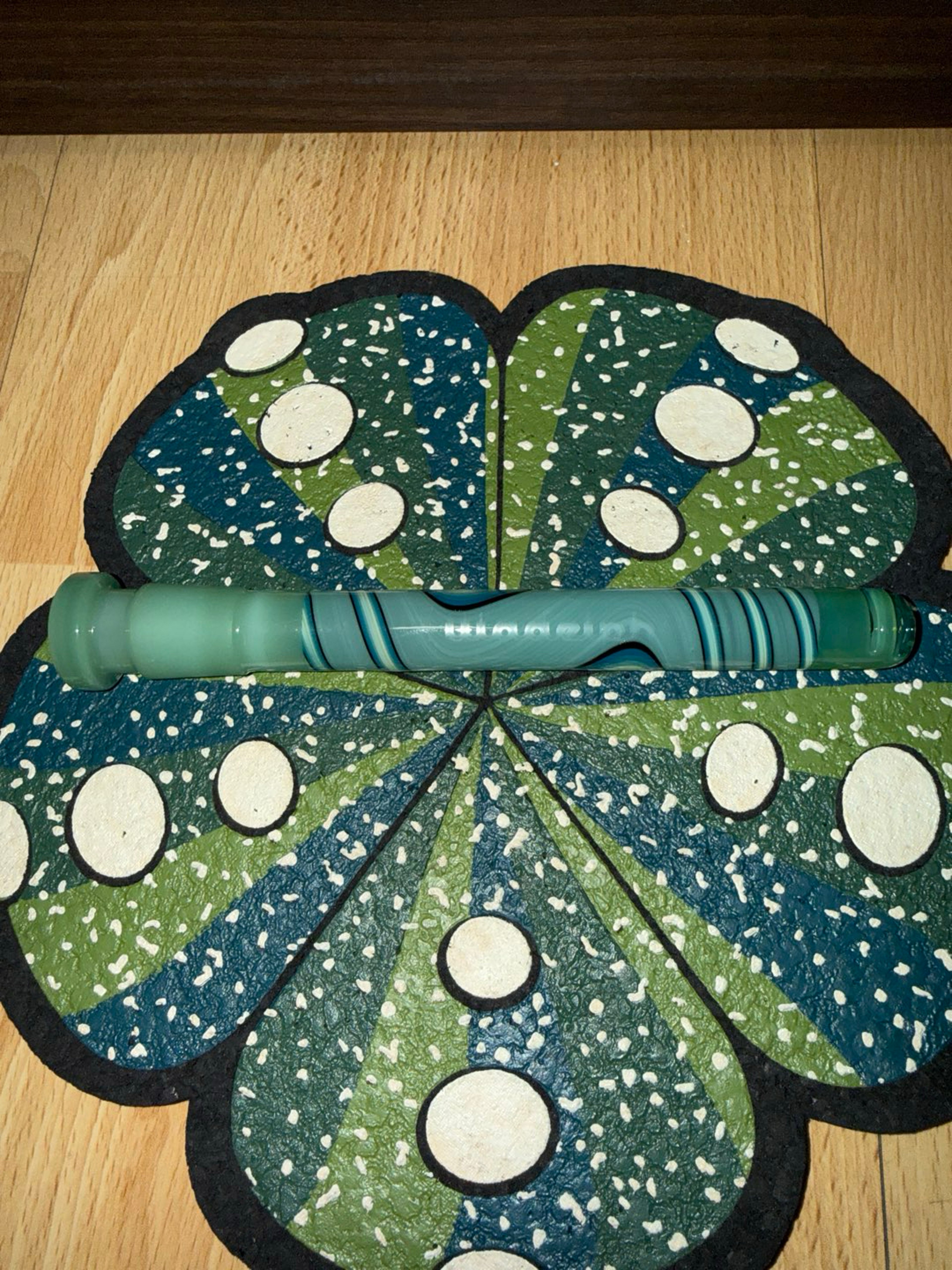 Teal Illadelph Worked Stem image 0
