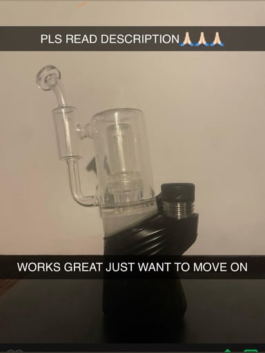 Preview pic of 2300 dabs Puffco Peak Pro V2, with recycler top and original puffco top