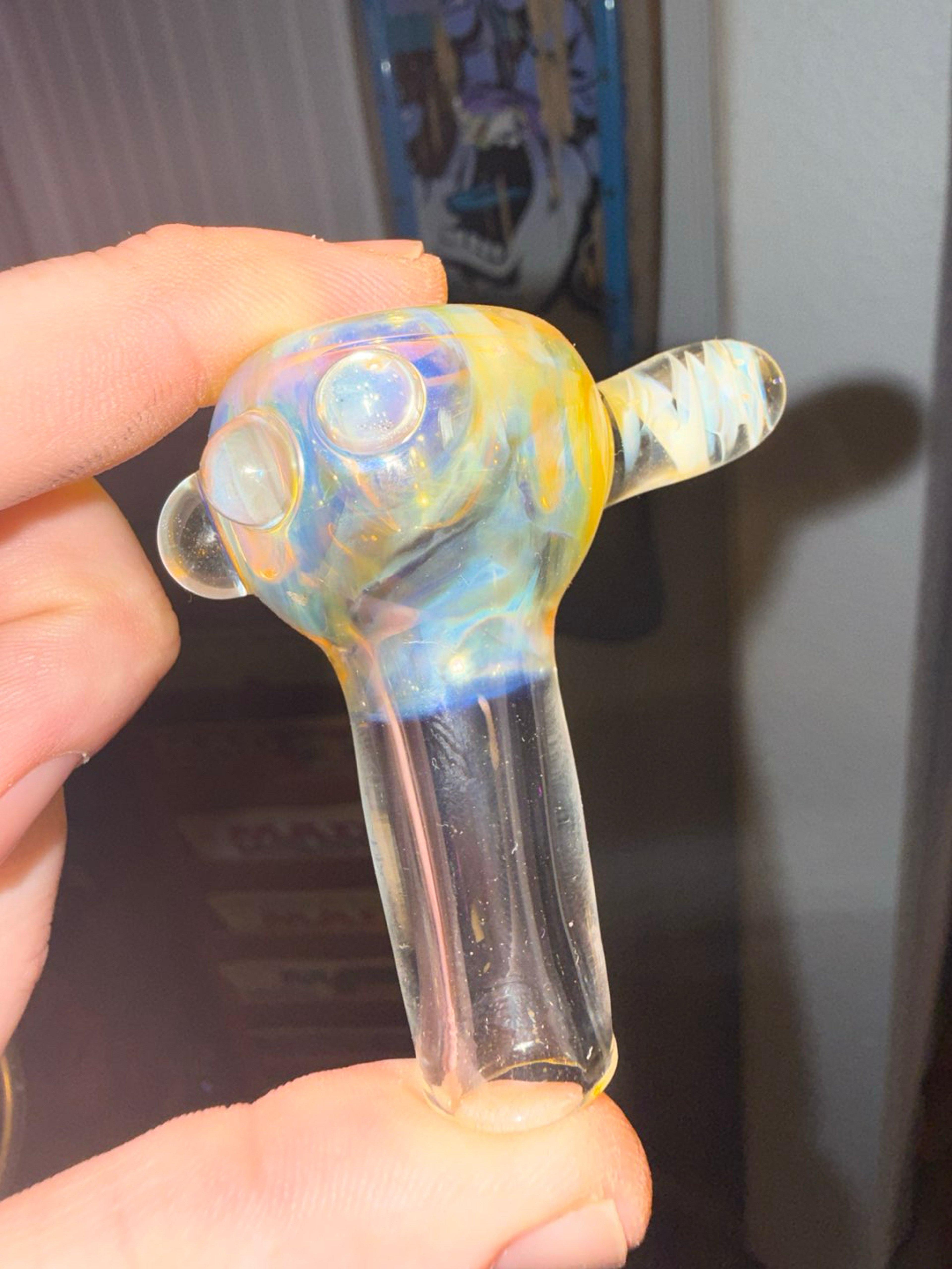 Preview pic of 18mm fumed 1 hole slide
