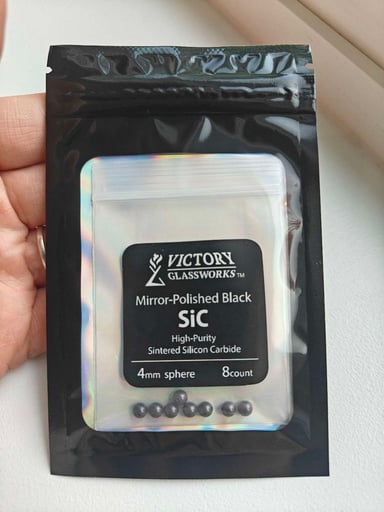 Preview pic of 4mm Silicon Carbide Pearl 8 Pack
