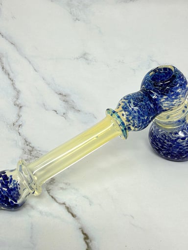 Preview pic of 7” Color Changing Hammer Bubbler Smoking Glass Pipe