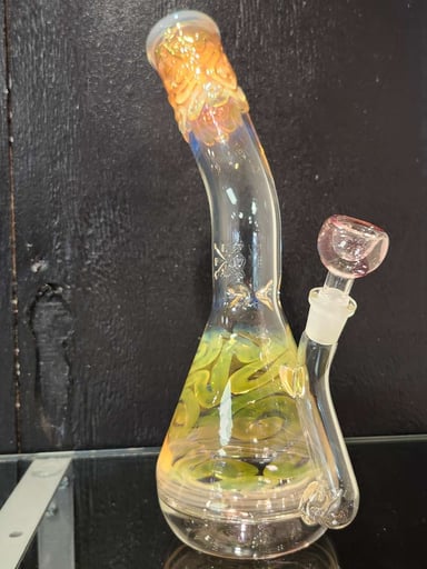 Preview pic of MARY JANES GLASS HALO PERC BENT NECK
