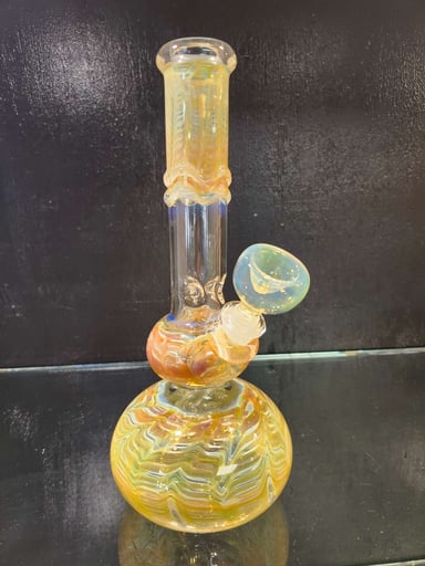 Preview pic of MARY JANES GLASS 12" DOUBLE BUBBLE