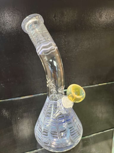 Preview pic of MARY JANES GLASS   12" BENT NECK  BEAKER