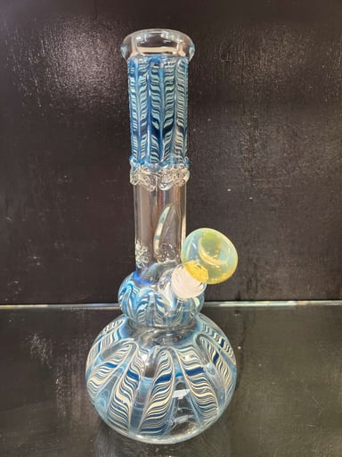 Preview pic of MARY JANES GLASS 12" DOUBLE BUBBLE