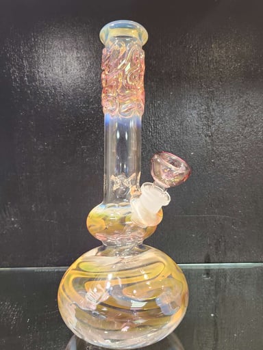 Preview pic of MARY JANES GLASS 12" DOUBLE BUBBLE