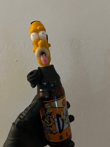 Preview pic of Nervglass glow eyes Homer Puffco proxy core top‼️