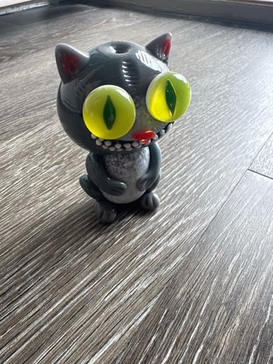 Preview pic of Brand new Cheshire cat ball Alison Wonderland spoon pipe cat bowl super cute