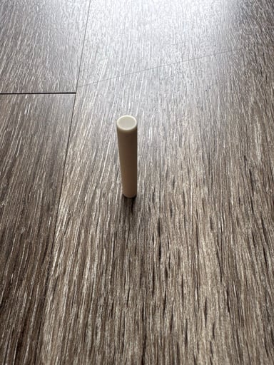 Preview pic of New aluminum nitride AlN pillar 6mm x 45 “Pinnacle” Pillars from Om Quartz