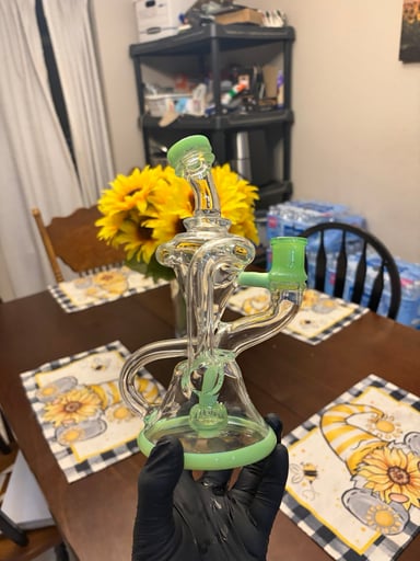 Preview pic of 8 inch thick ass glass, dab rig
