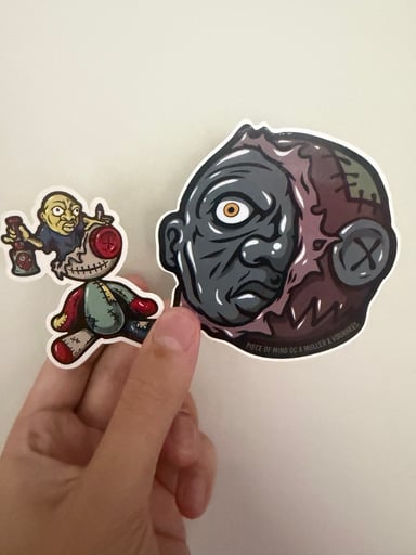 Preview pic of 2 Muller x Voorhees stickers