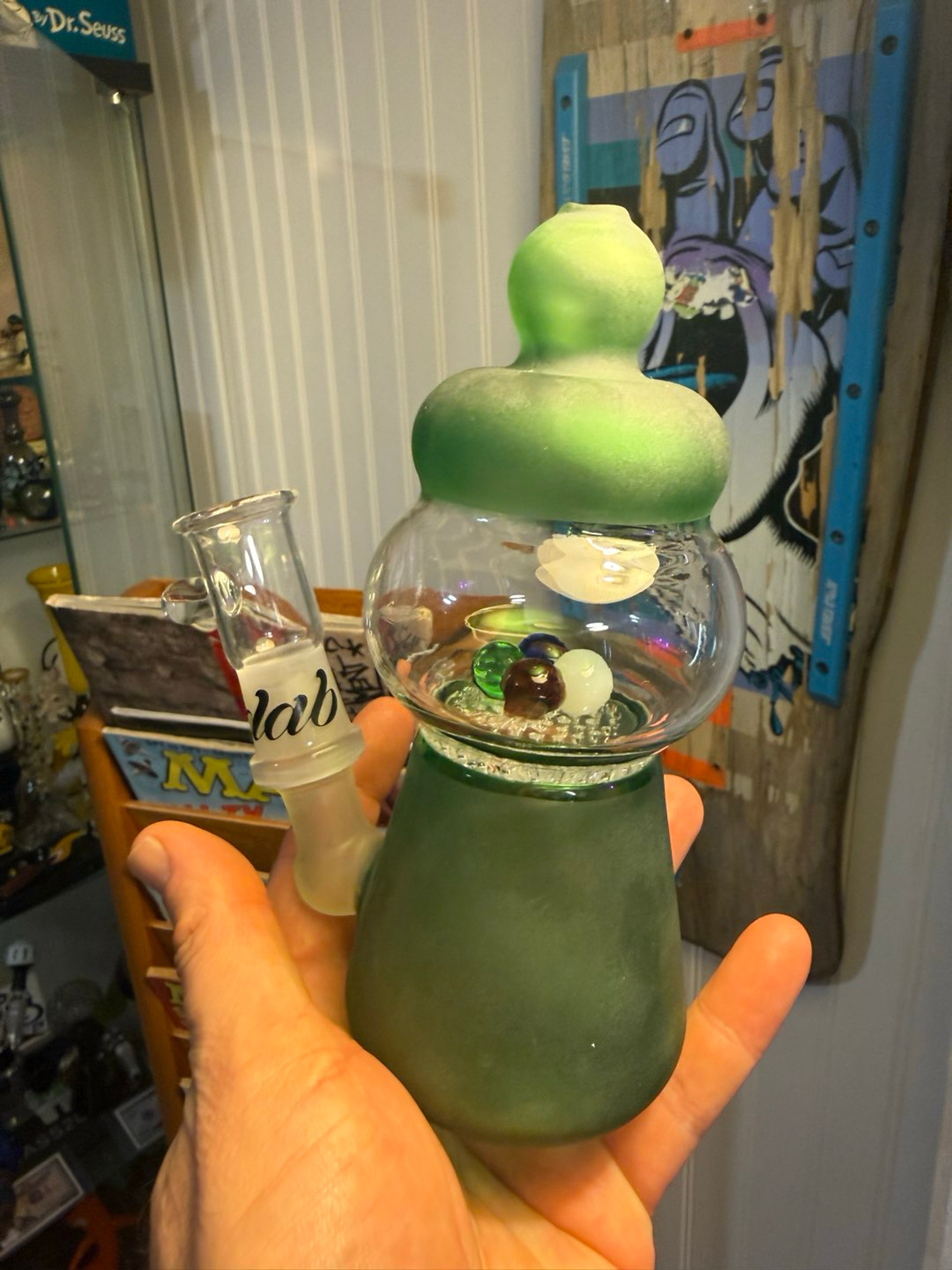 Preview pic of Gumball green blasted oldschool rig