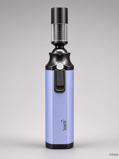 Preview pic of Scorch 6” Swivel Torch Lighter | 360° Adjustable Head | Periwinkle | New | Ships Empty