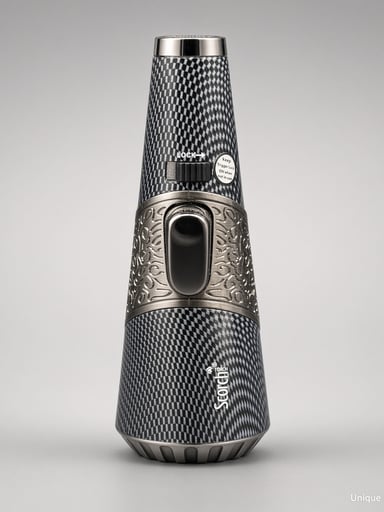 Preview pic of Scorch Torch 61756 Cone | 4.5” Standing Pencil Torch | Carbon Fiber Checkered | New | Ships Empty
