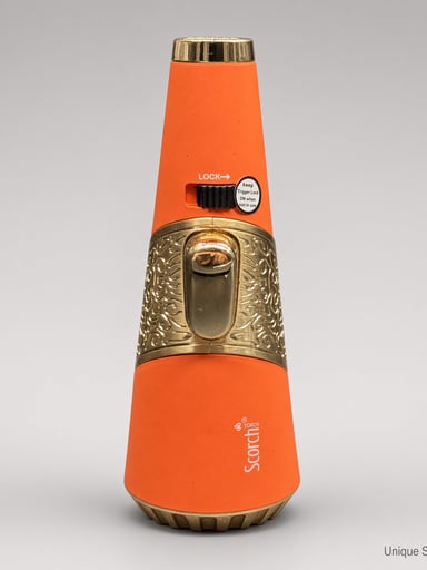 Preview pic of Scorch Torch 61756 Cone | 4.5” Standing Pencil Torch | Orange & Gold | New | Ships Empty