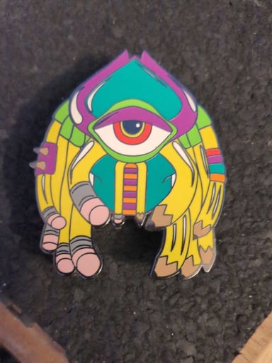 Preview pic of Rare giant Sherbet hat pin limited edition #97/150