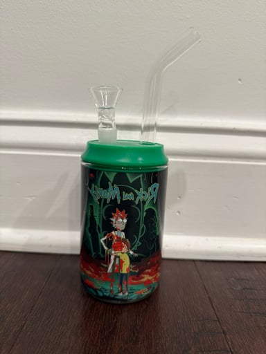 Preview pic of 7” Cola Soda Can Rick and Morty Green