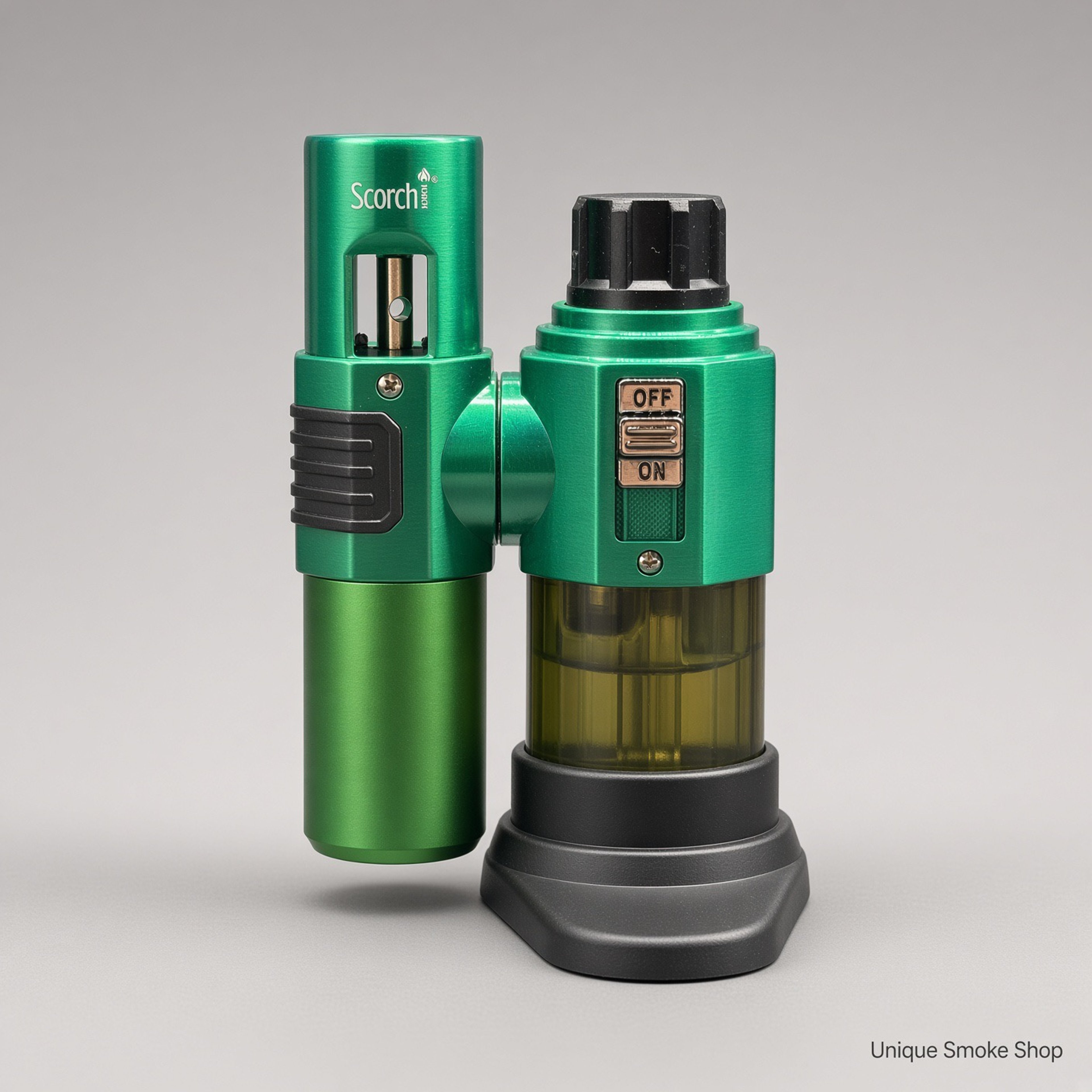 Preview pic of Scorch Torch 61886 | 180° Adjustable Self-Standing Torch | Green | New | Ships Empty