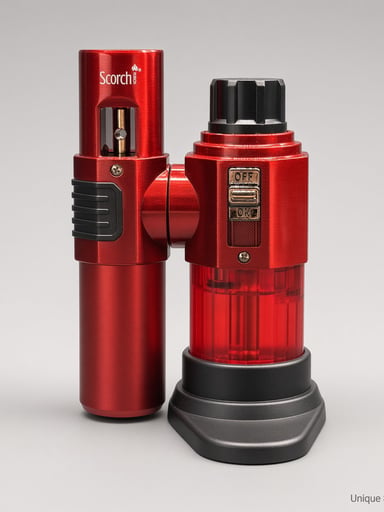 Preview pic of Scorch Torch 61886 | 180° Adjustable Self-Standing Torch | Red | New | Ships Empty