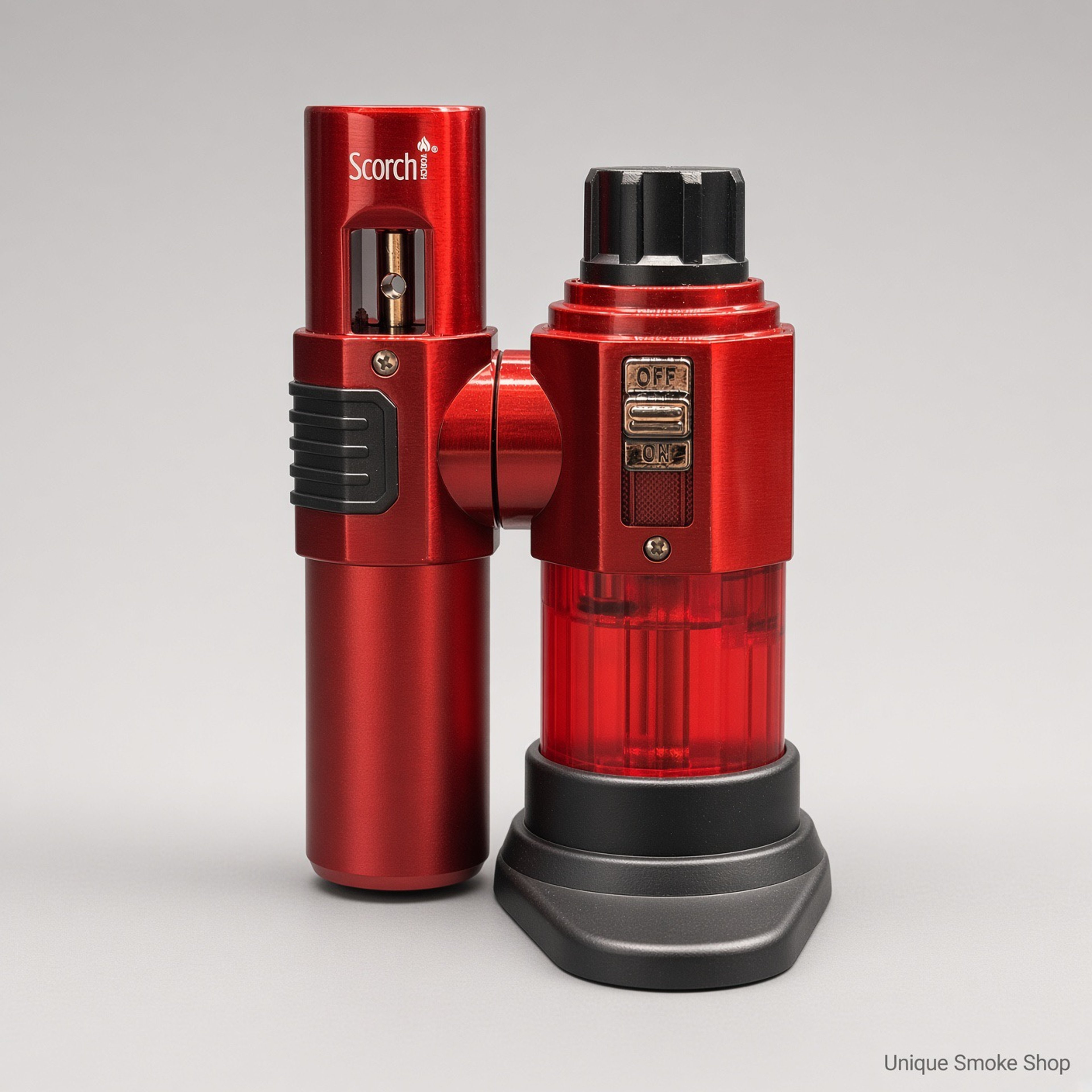 Preview pic of Scorch Torch 61886 | 180° Adjustable Self-Standing Torch | Red | New | Ships Empty