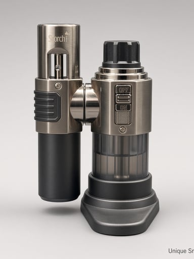 Preview pic of Scorch Torch 61886 | 180° Adjustable Self-Standing Torch | Gunmetal | New | Ships Empty