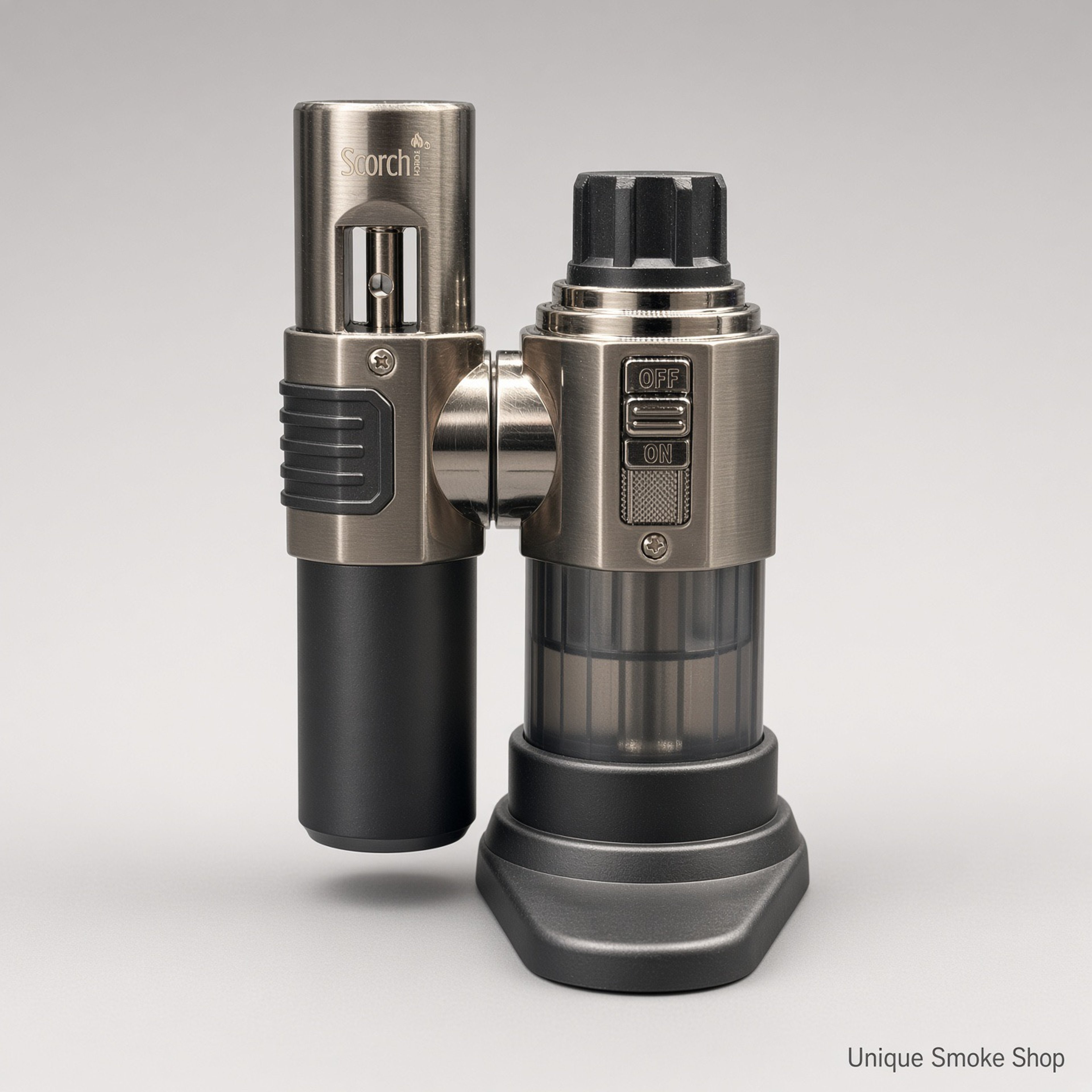 Preview pic of Scorch Torch 61886 | 180° Adjustable Self-Standing Torch | Gunmetal | New | Ships Empty